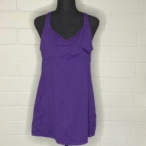 Lululemon racerback tank, purple, size 8